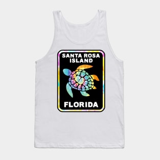 Santa Rosa Beach Florida Sea Turtle Sticker Tank Top